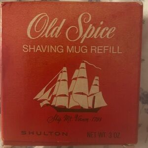 Shulton Old Spice Shaving Mug Refill. Soap Puck NIP SEALED